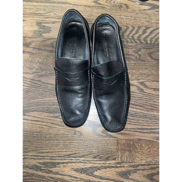 Sandro Moscoloni Segovia Pebble Leather Loafer Shoes Casual Mens‎ 11 D Black main image 10